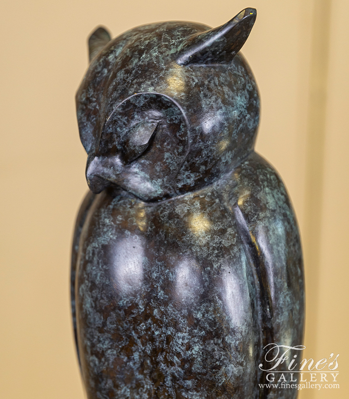 Bronze Statues  - Bronze Owl - BS-1503